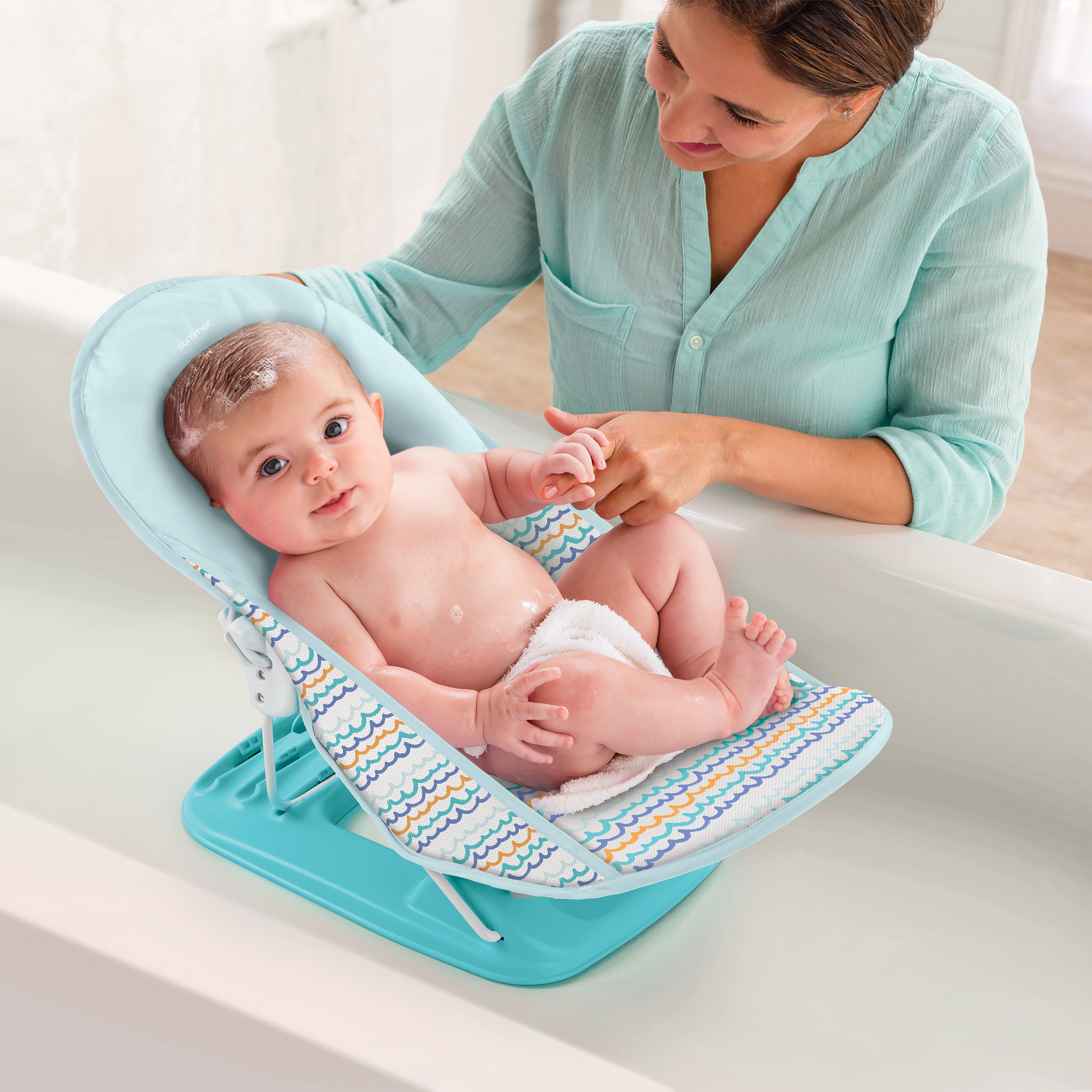summer infant deluxe pink bather Deluxe Baby Bather – Kids2, LLC
