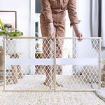 Secure Pressure Mount Wood & Plastic Pet and Baby Gate, Openings 27.5-42 wide