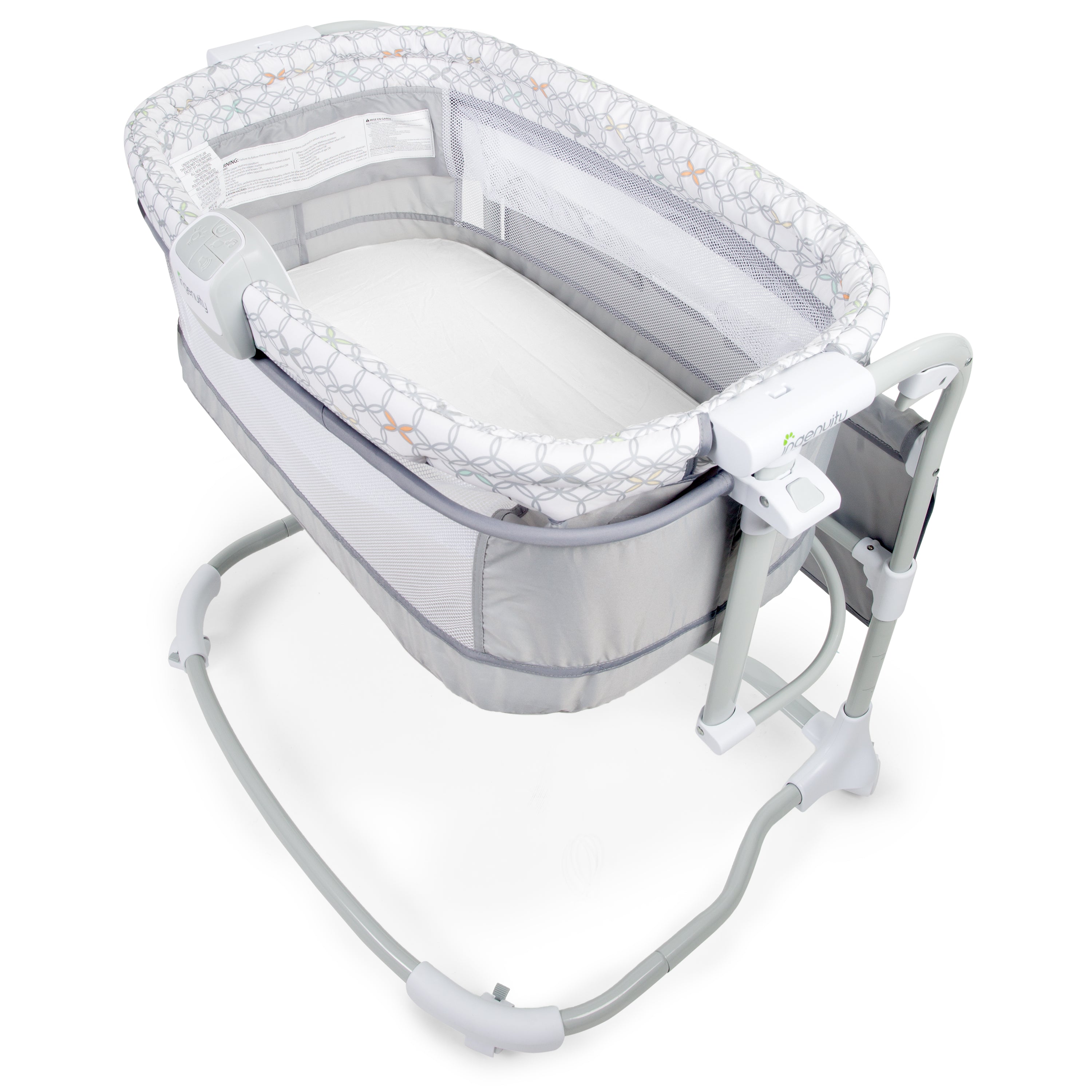 Ingenuity Dream Grow Bedside Bassinet 100 Cotton Fitted Sheets